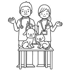 Community Worker Community Helpers Coloring Pages