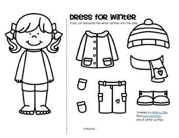 Clothes Coloring Pages Preschool