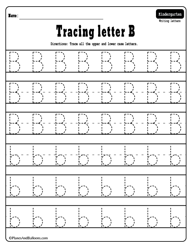 Free Printable Kindergarten Letter Recognition Worksheets