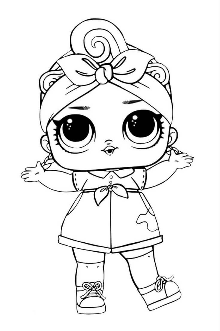 Coloring Sheet Lol Surprise Dolls Coloring Pages