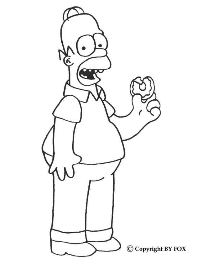 Simpsons Coloring Pages Marge
