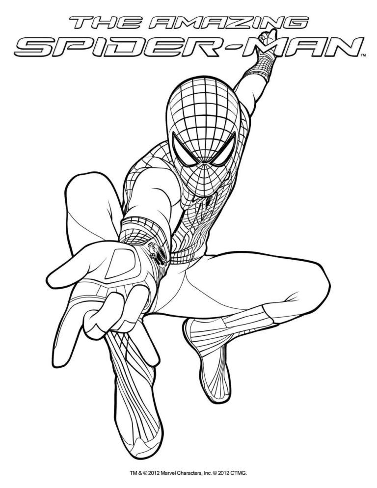 Iron Spider Coloring Pages Spiderman