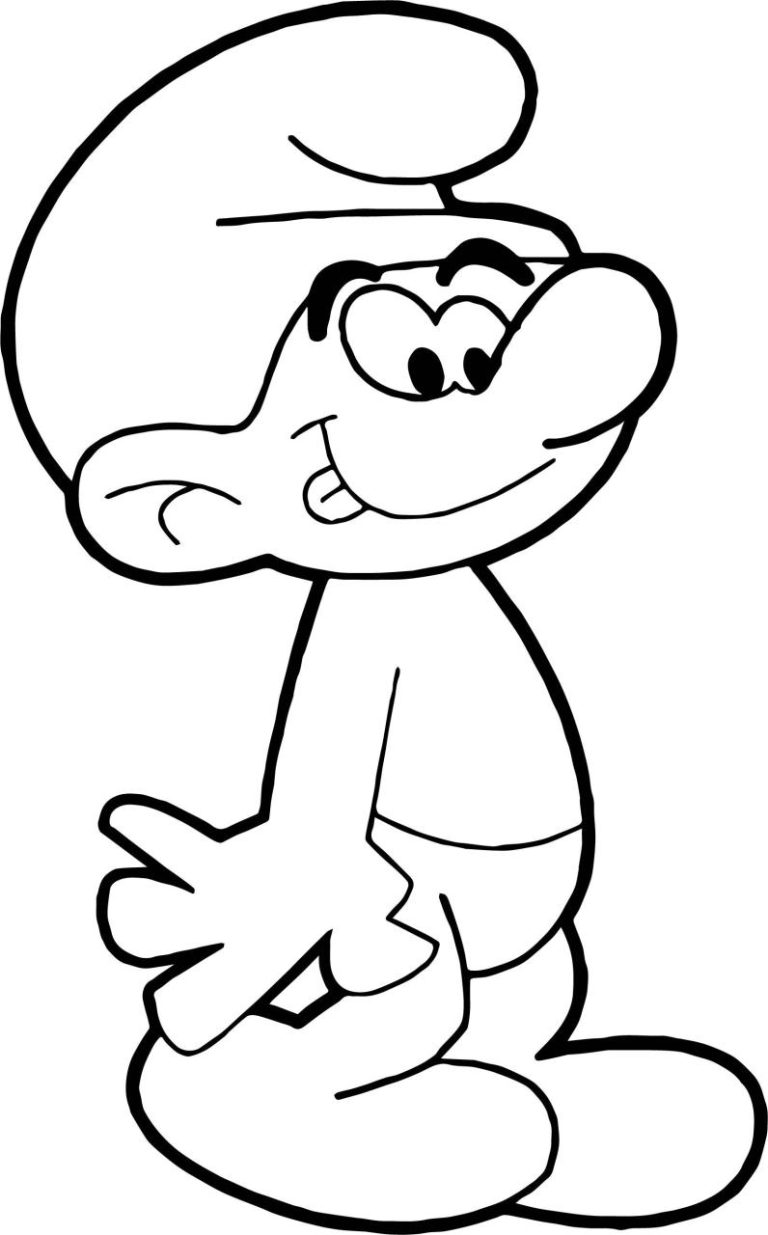 Baby Smurfs Coloring Pages
