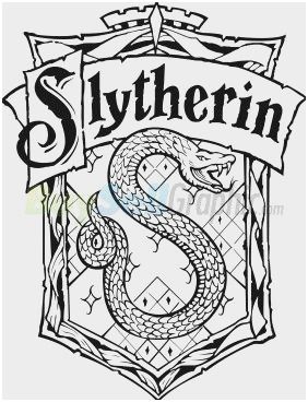 Harry Potter Coloring Sheets Slytherin