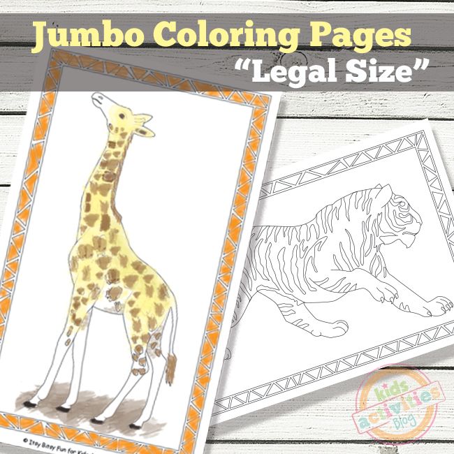 Jumbo Coloring Books For Toddlers