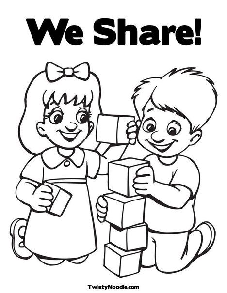 Friends Coloring Pages For Kids
