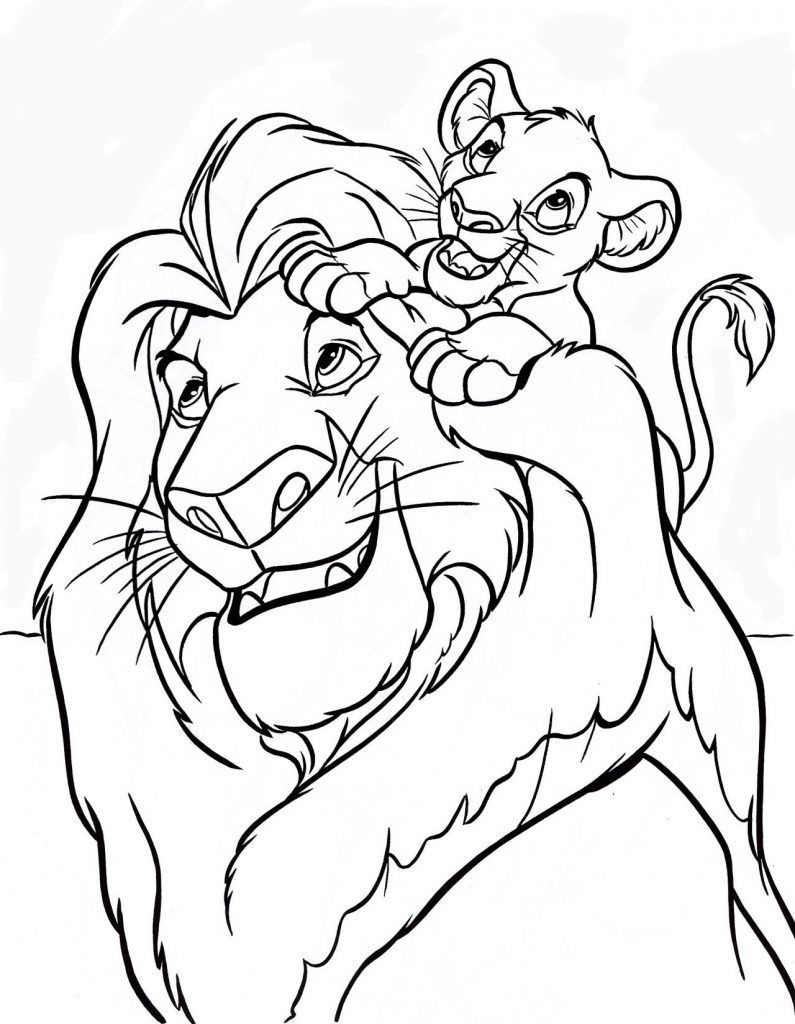 Lion King 2019 Coloring Book