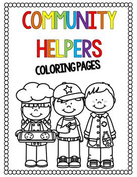 Teacher Community Helpers Coloring Pages