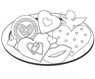Valentines Day Colouring Pages