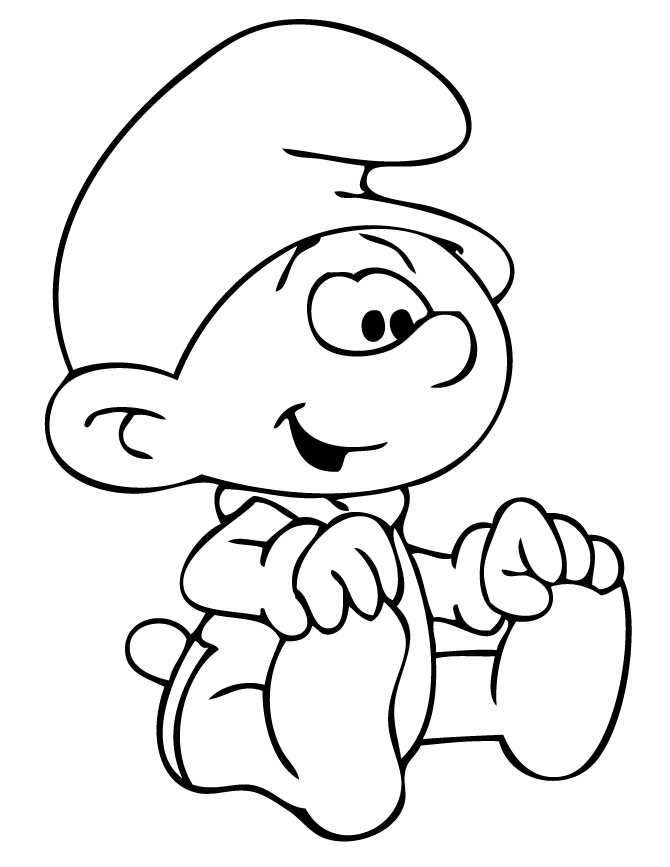 Smurfs Coloring Pages To Print Out