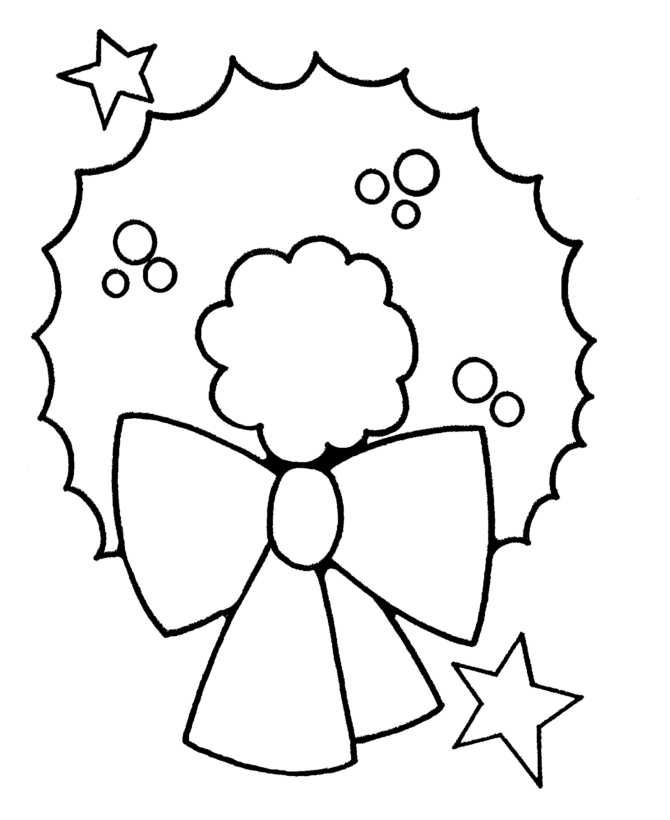 Easy Christmas Coloring Pages Printable