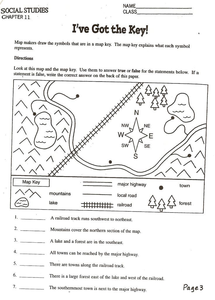 Grade 7 Map Skills Worksheets 7th Grade