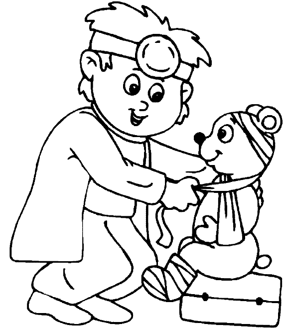 Doctor Coloring Pages Printable
