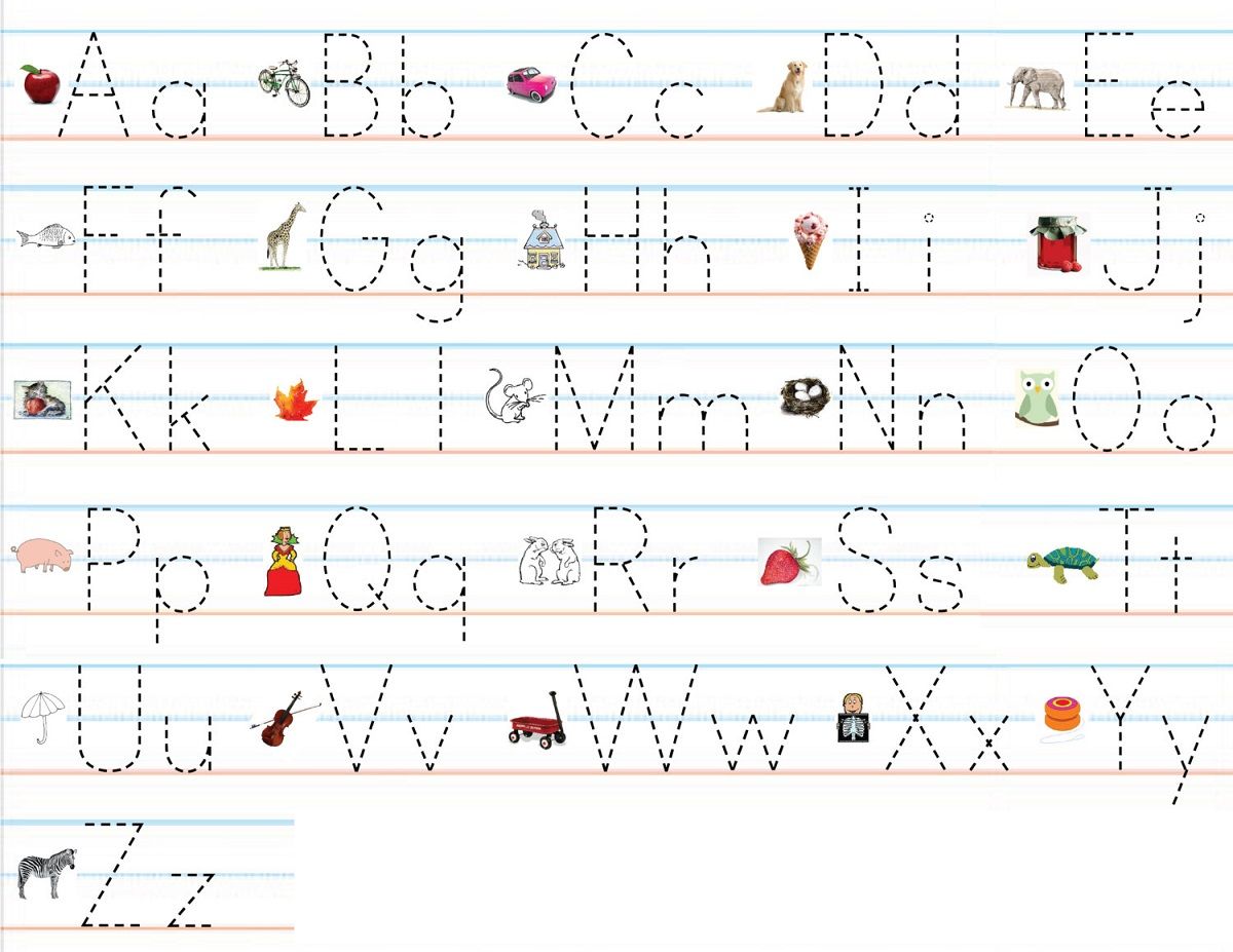 Practice Writing Letters Worksheets Preschool Pdf