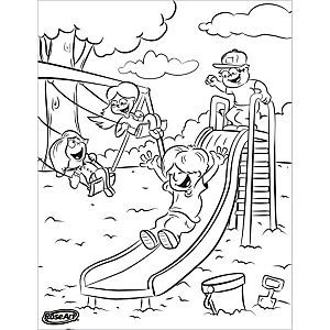 Playground Coloring Pages Printable