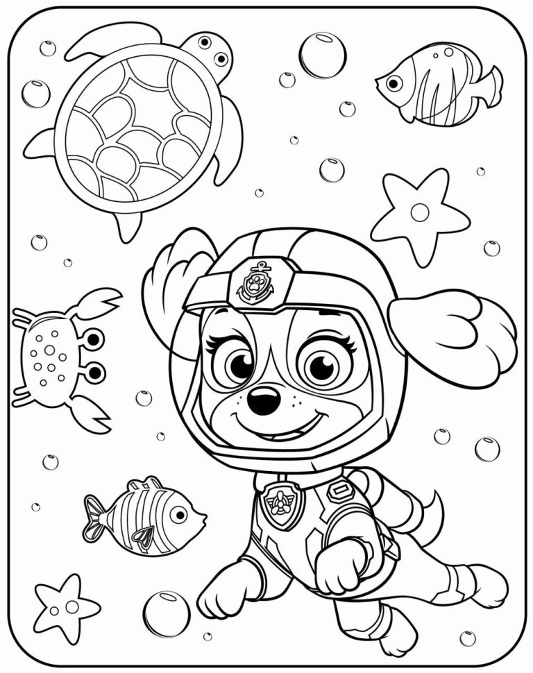 Mighty Skye Coloring Pages
