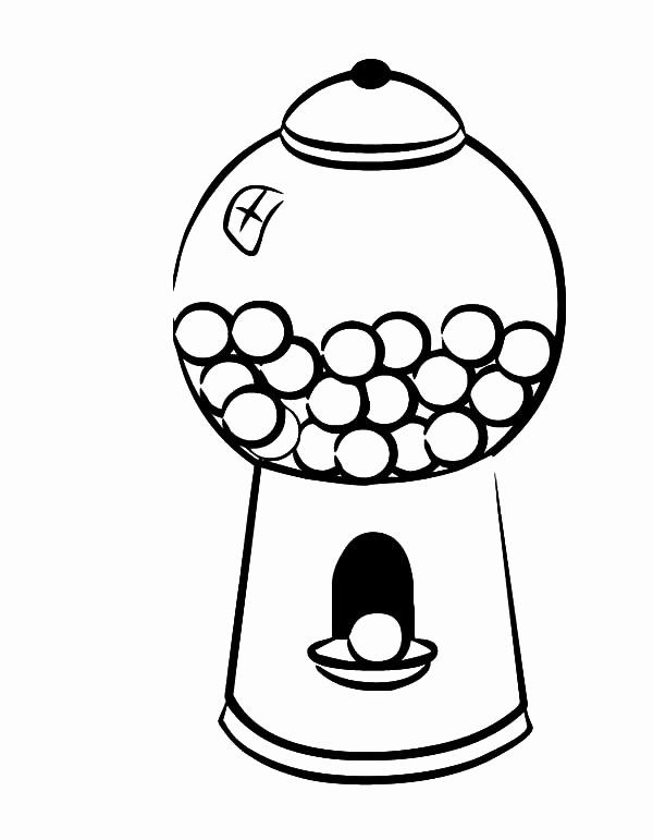 Gumball Machine Gumball Coloring Pages