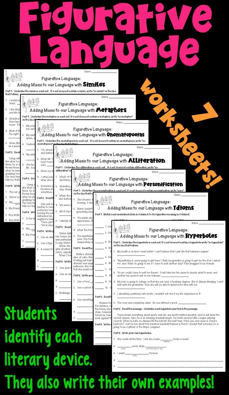 Personification Worksheet 7 Answers