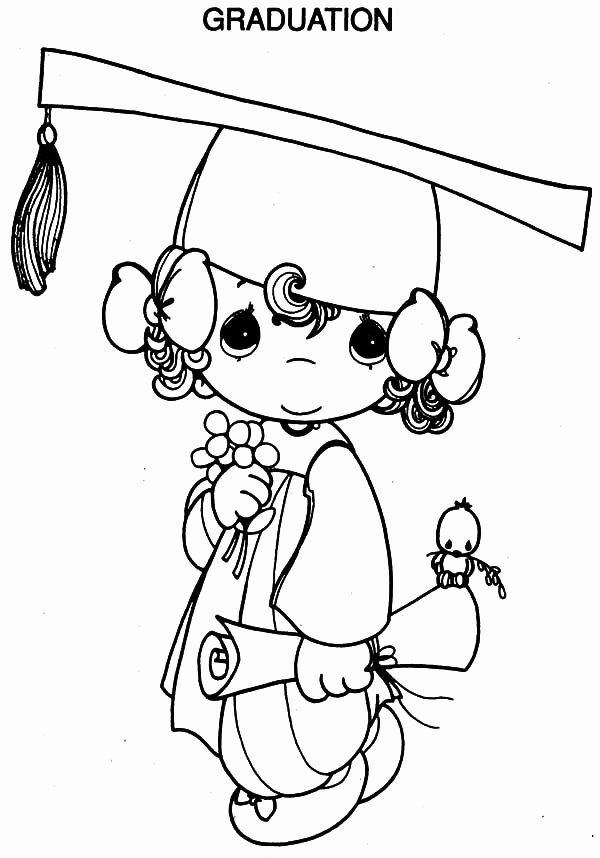 Printable Graduation Coloring Pages