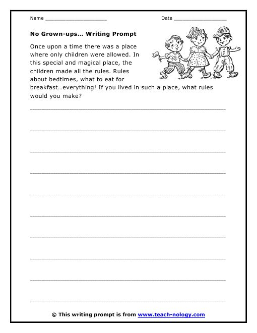 Creative Writing Printable Writing Kindergarten Worksheets