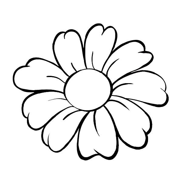 Picture Of Flower For Coloring