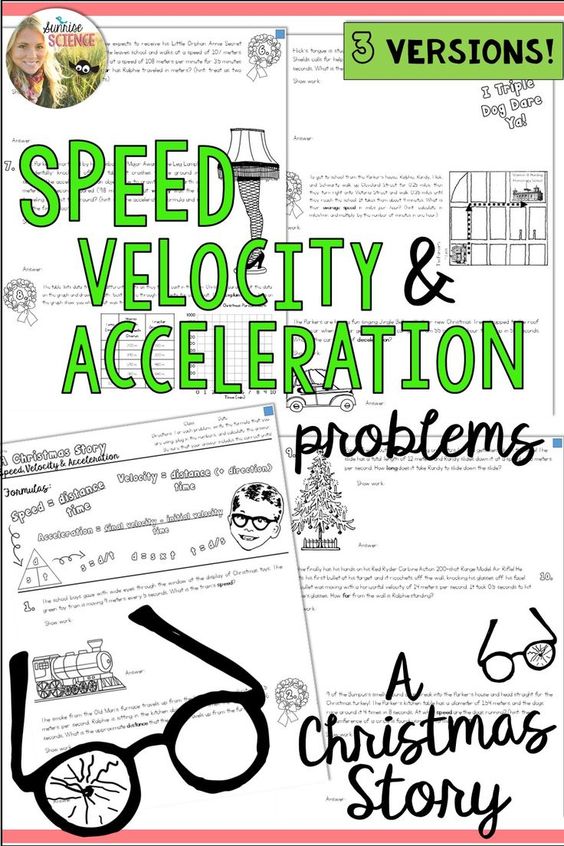 Speed/velocity/acceleration Worksheet Answer Key