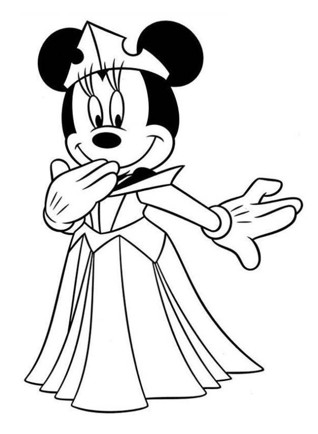 Minnie And Daisy Coloring Pages