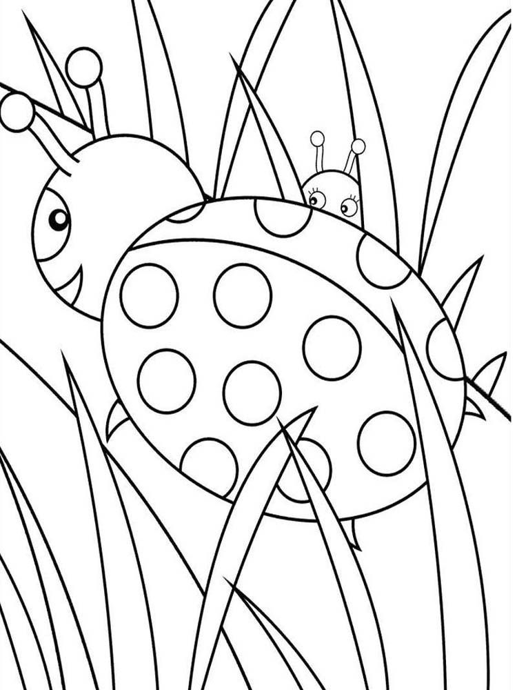Ladybug Coloring Page To Print