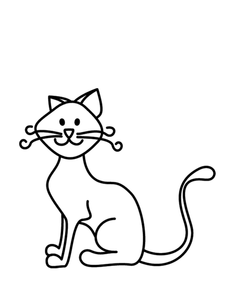 Cat For Coloring Png