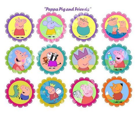 Peppa Pig And Friends Free Printables