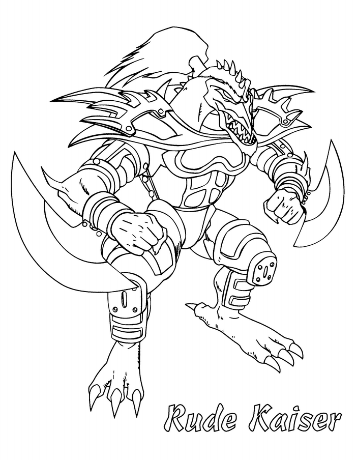 Legendary Yugioh Coloring Pages