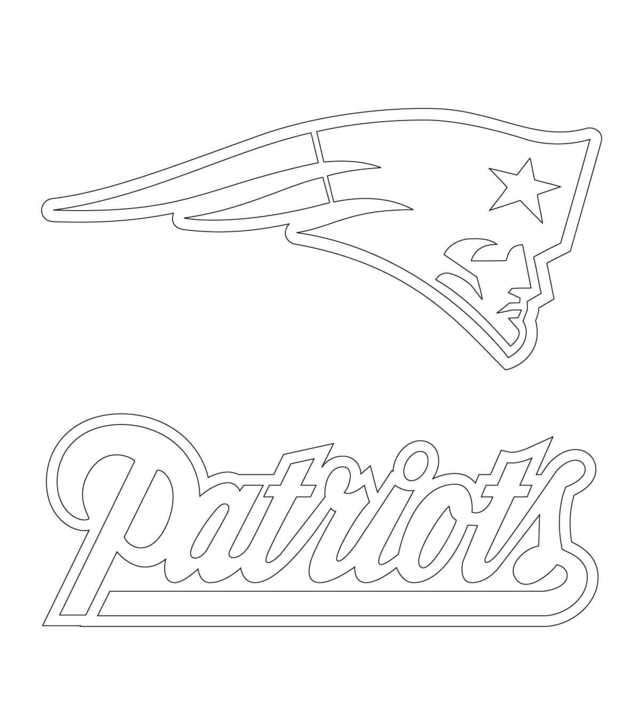 Patriots Logo Coloring Pages