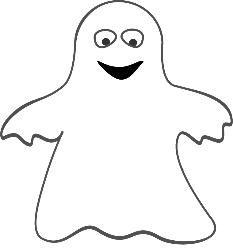 Halloween Coloring Pages For Toddlers Ghost