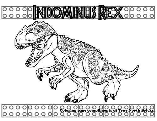 Indominus Rex Coloring Pages Jurassic World
