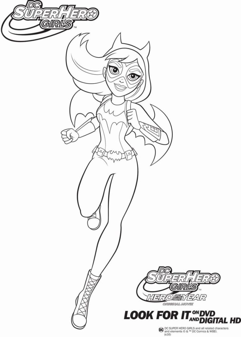 Lego Dc Superhero Girls Coloring Pages
