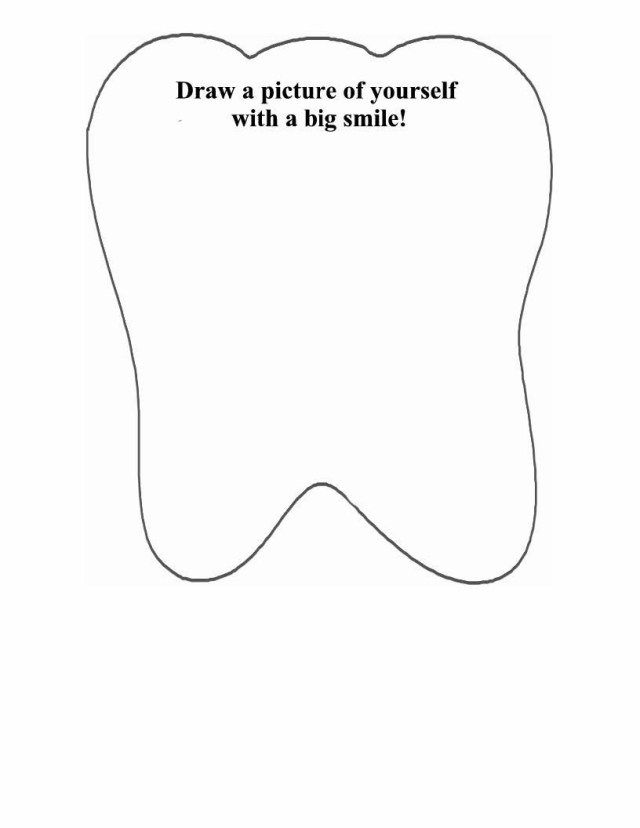 Big Tooth Coloring Page