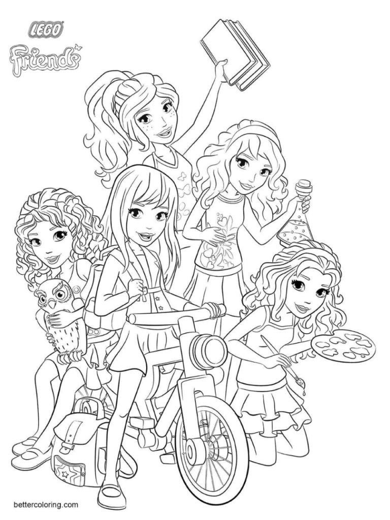 Friends Coloring Pages Tv Show
