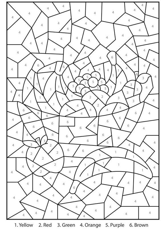 Free Online Coloring By Numbers For Adults