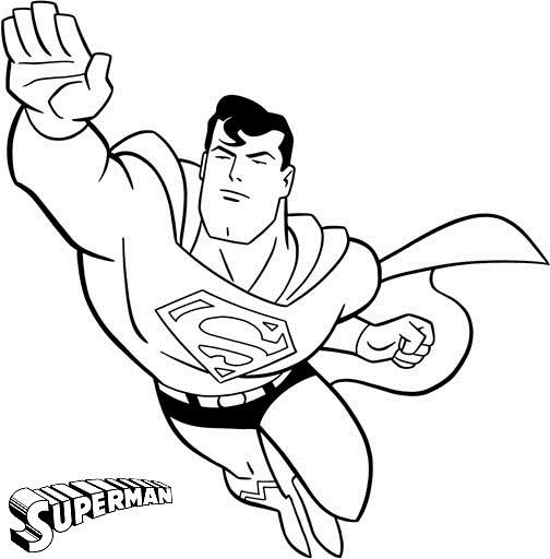 Superman Coloring Pictures