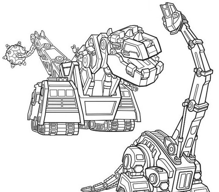 Ton Ton Dinotrux Coloring Pages