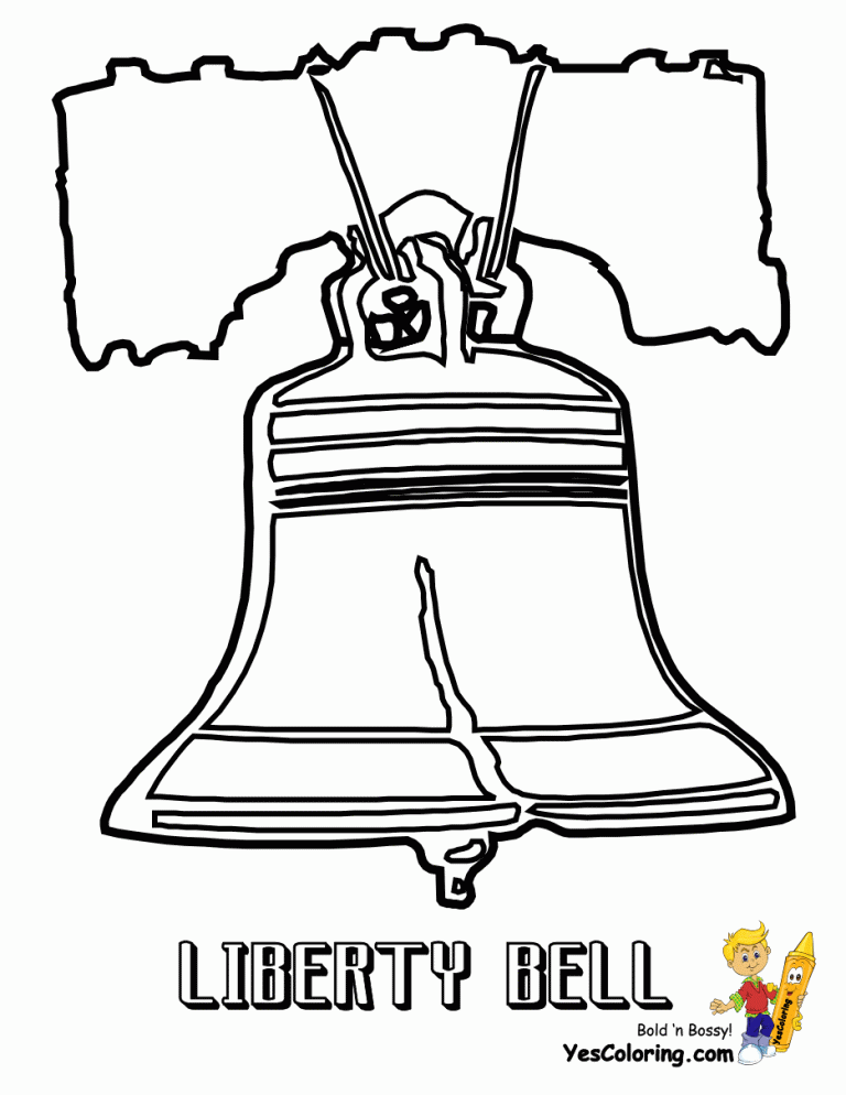 Liberty Bell Coloring Pages