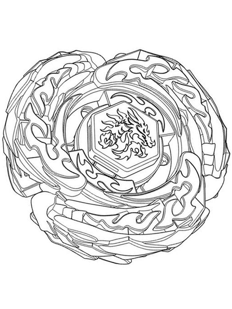Beyblade Burst Coloring Pages Printable