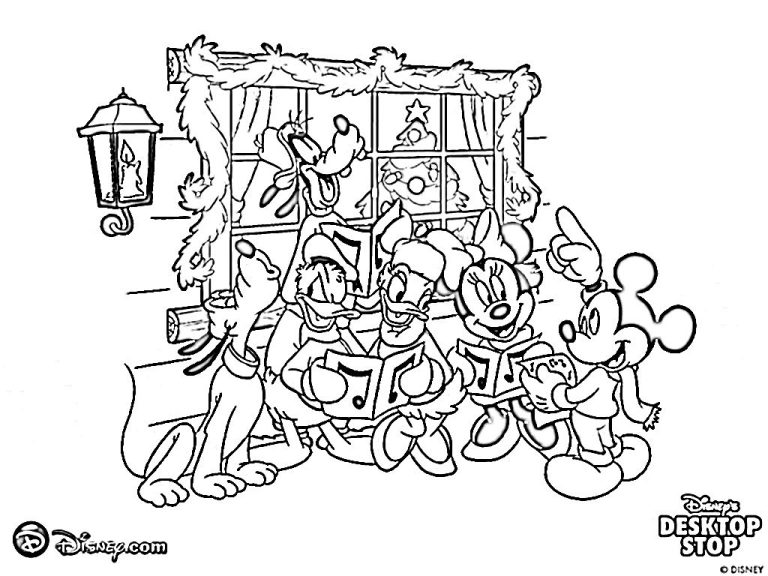 Printable Xmas Coloring Pages