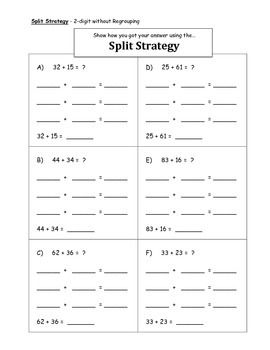 Horizontal 2 Digit Addition With Regrouping Worksheets 2nd Grade