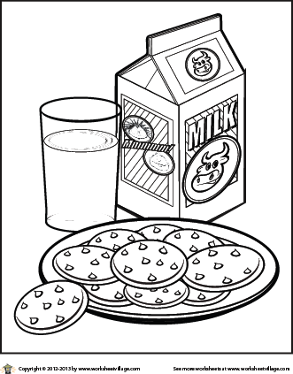 Cookie Coloring Pages For Kids