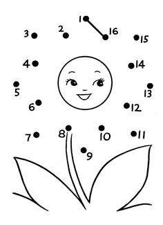 Easy Free Printable Dot To Dot Coloring Pages