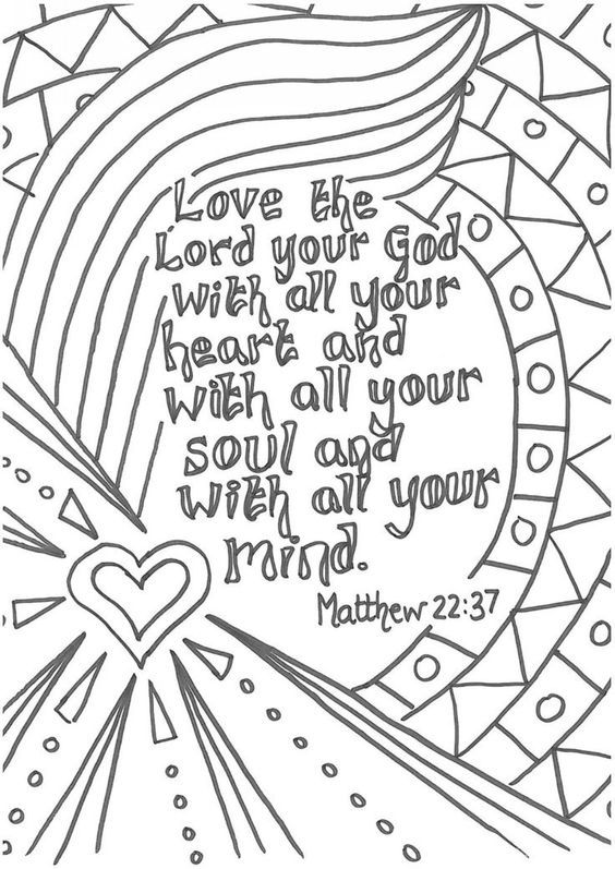 Religious Coloring Pages For Adults