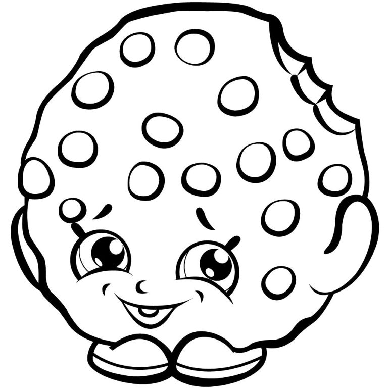 Cute Cookie Coloring Pages
