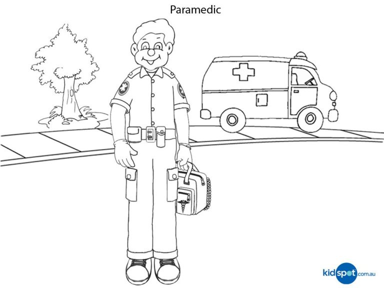 Ems Ambulance Coloring Pages