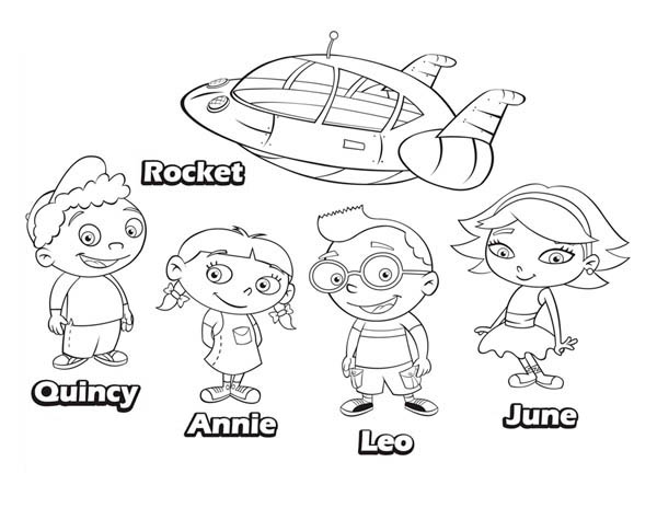 Little Einsteins Coloring Pages June